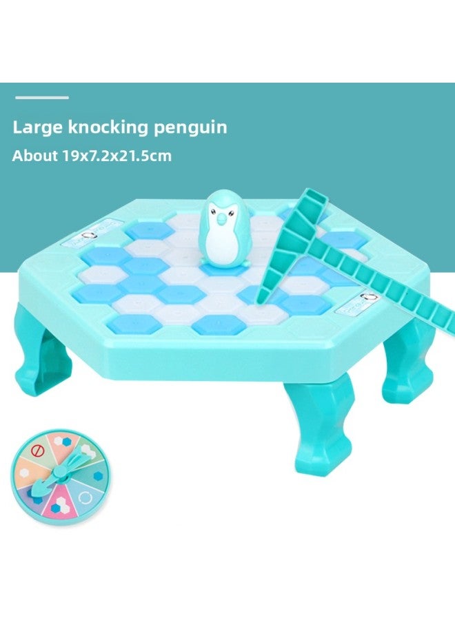 Children Knock on Ice Cubes to Save Penguins, Break the Ice, Two-Player Battle, Thinking Training, Family Interactive Game, Desktop Toy